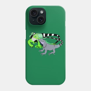 Two Iguanas Phone Case