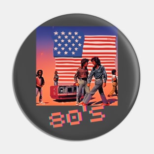 80's America Pin