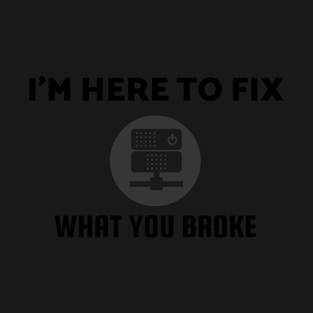 Fix Broken Computer Programming System Admin by Mellowdellow