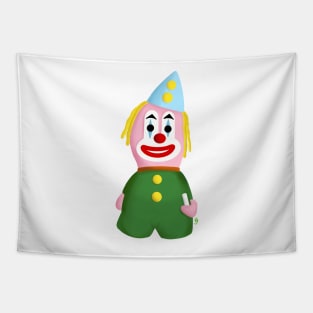 The Test Card Clown Tapestry