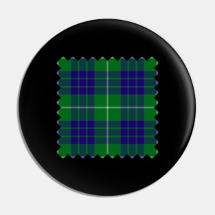 Clan Hamilton Green Hunting Tartan Pin