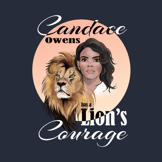 Candace Owens has a Lion's Courage by Animalistics