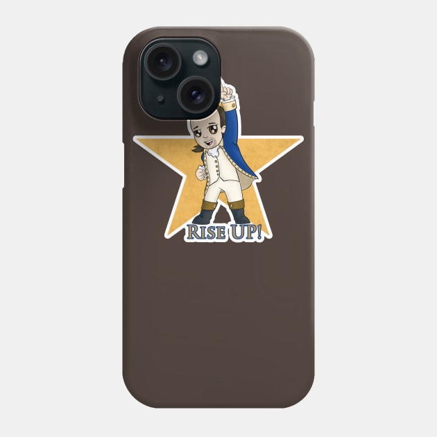 Lil Hamilton Phone Case by Axton Kahler Art