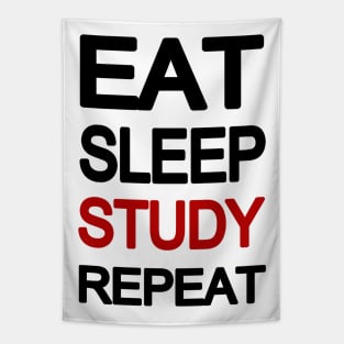 Eat Sleep Study Repeat Tapestry