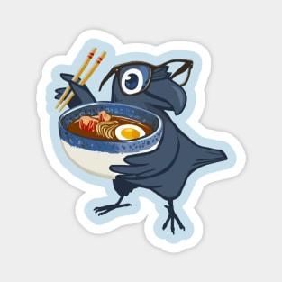 Ramen Crow Magnet