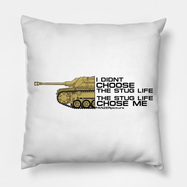 StuG Life T-Shirt Pillow by Panzerpicture