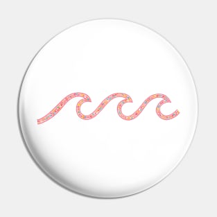 Tidal Wave in Pink Pin