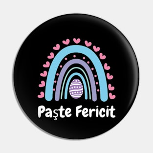 Paşte Fericit Romanian Easter Pin