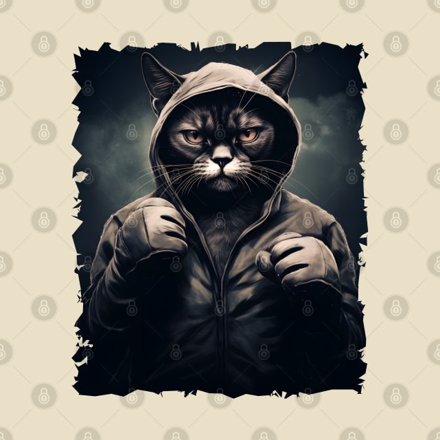 Boxer Cat - Cat Boxing by ArtisticCorner