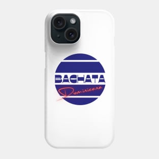 Bachata dominicana, Dominican Bachata in red blue Phone Case