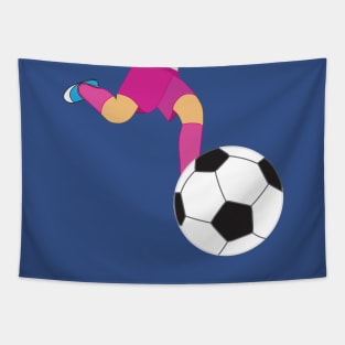 Soccer Kick Tapestry