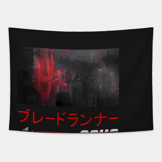 Blade Runner 2049 cityscape shirt Tapestry by specialdelivery