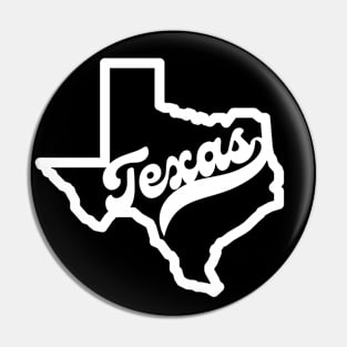 Texas State Map Pin