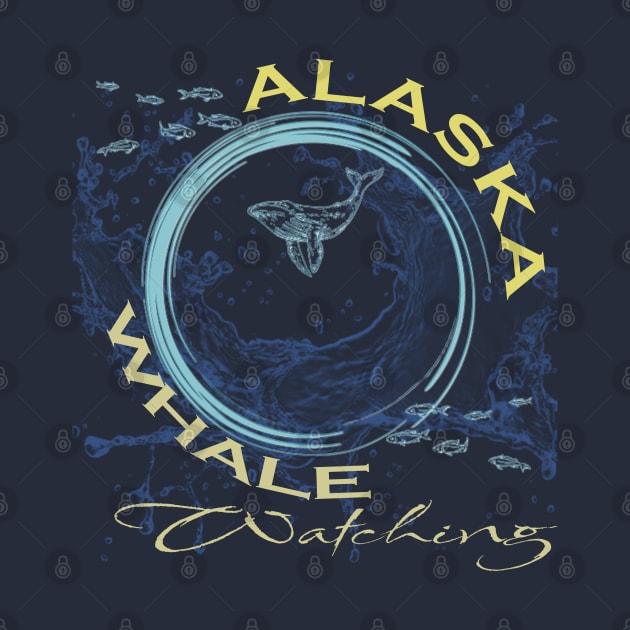 Alaska Whale Watching by TeeText