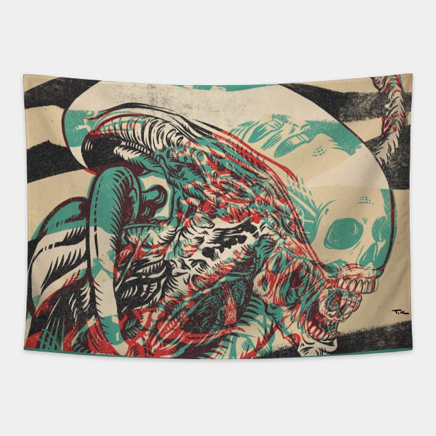 Alien Tapestry by Travis Knight