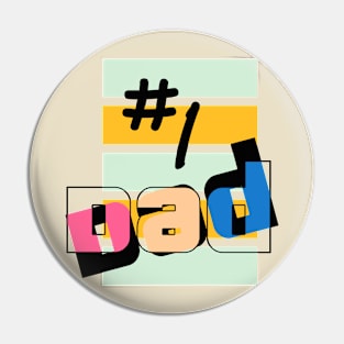 #1 its Dad // Funny gift // Funnytee Pin