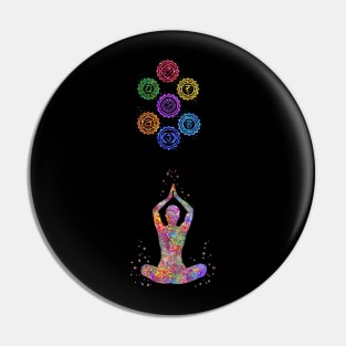 Yoga lady pose Pin