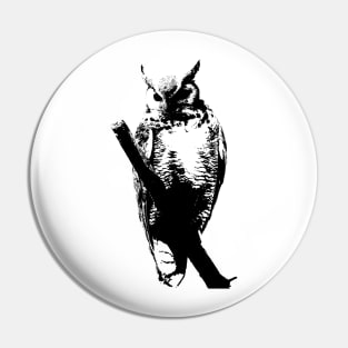 owl t-shirt Pin