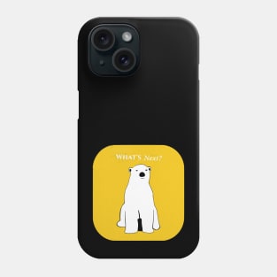 Polar Bear illustration ''What's next?'' Phone Case