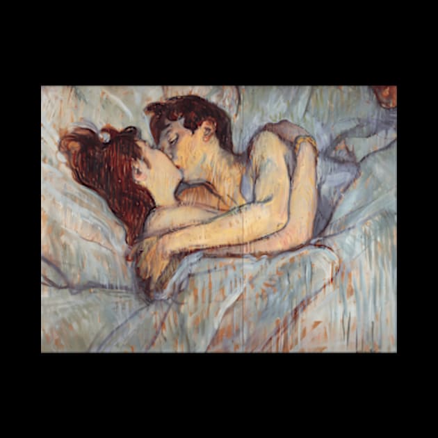 Henri De Toulouse Lautrec - In Bed The Kiss 1892 by jandesky