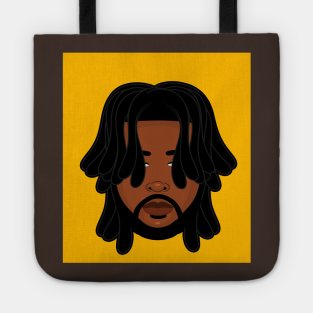 Dread Head Yellow Tote