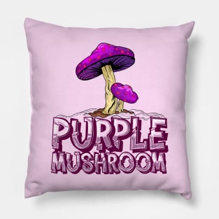 Purple Mushroom Pillow