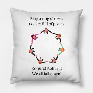 Ring a ring o' roses (Kohuru version) Nursery Rhyme Pillow