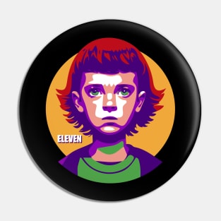 Eleven Stranger Things Portrait Pin