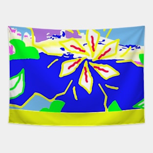 yellow flower Tapestry