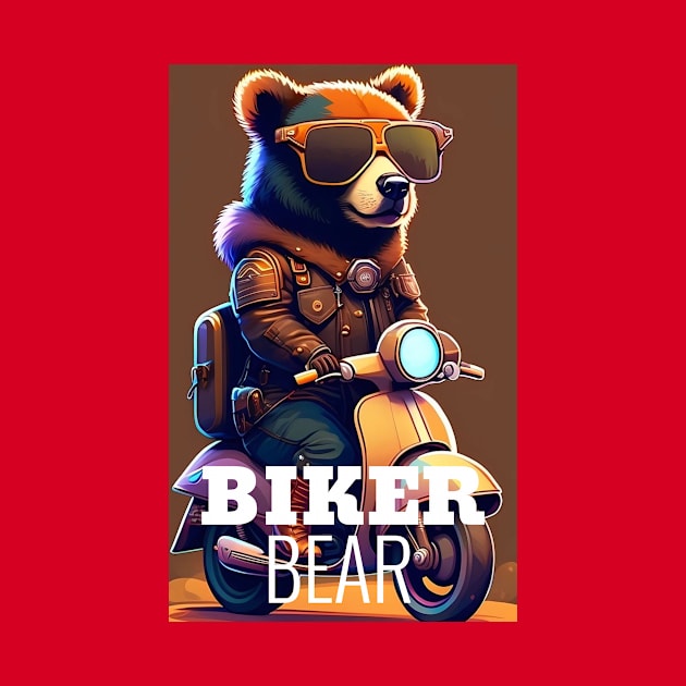 Biker Bear by Oneness Creations