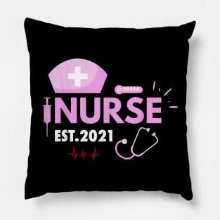 Nurse Rst 2021 Nursing School Graduation Nursing Heartbeat Pillow