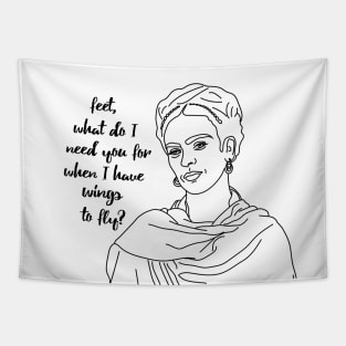 Frida Kahlo Quote Tapestry