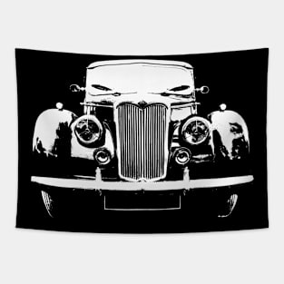 Riley Pathfinder 1950s British classic car monoblock white Tapestry