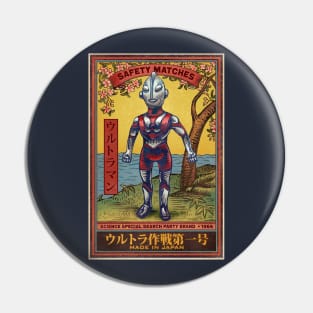 Ultraman Matches Pin