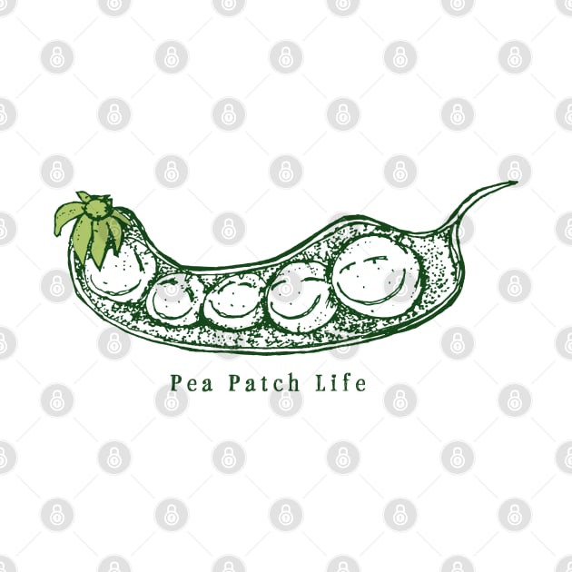 Pea Patch Life Allotment Community Gardeners Gardening Pea Pod by Pine Hill Goods