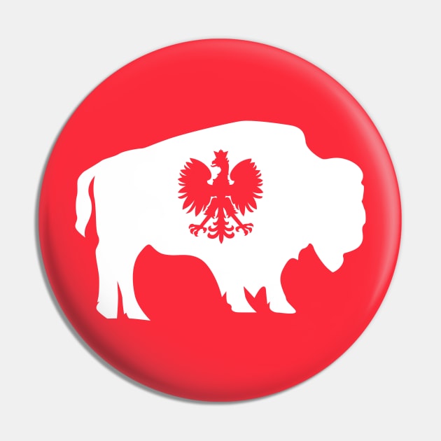 Polish Buffalo NY Polish American Dyngus Day Pin by PodDesignShop