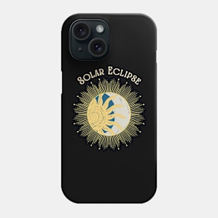 solar eclipse indie design Phone Case