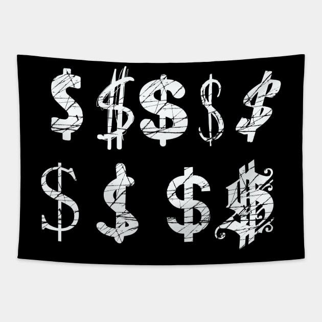 Dollars Tapestry by Scar