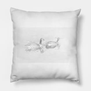 Canada Geese Pencil Pillow