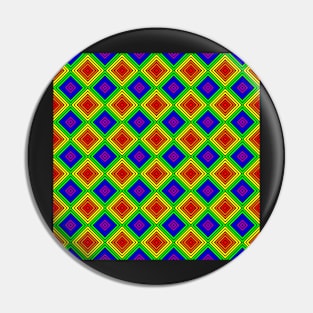 Gay Flag Pattern Pin