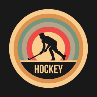 Vintage Retro Hockey Gift For Hockey Players T-Shirt