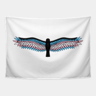 Fly With Pride, Raven Series - Transgender Tapestry