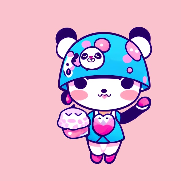 A CUTE KAWAI Panda by mmamma030
