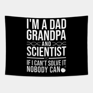 Dad Scientist Tapestry