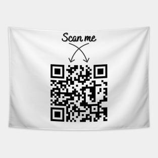 QR Code Design (Scan for Message) Tapestry