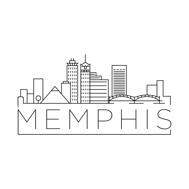 Memphis Minimal Skyline by kursatunsal