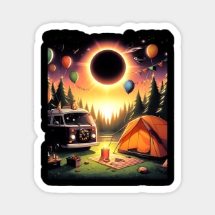 Camping Solar Eclipse My First Total Solar Eclipse Birthday Magnet