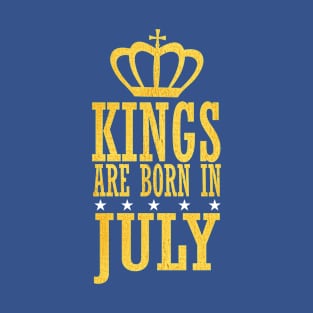 Kings are Born in July T-Shirt