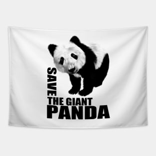 SAVE THE GIANT PANDA Tapestry