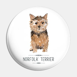 Norfolk Terrier Pin